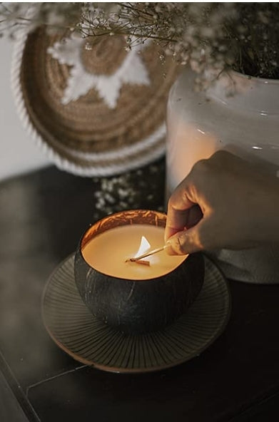 Luxury Coconut shell Candles