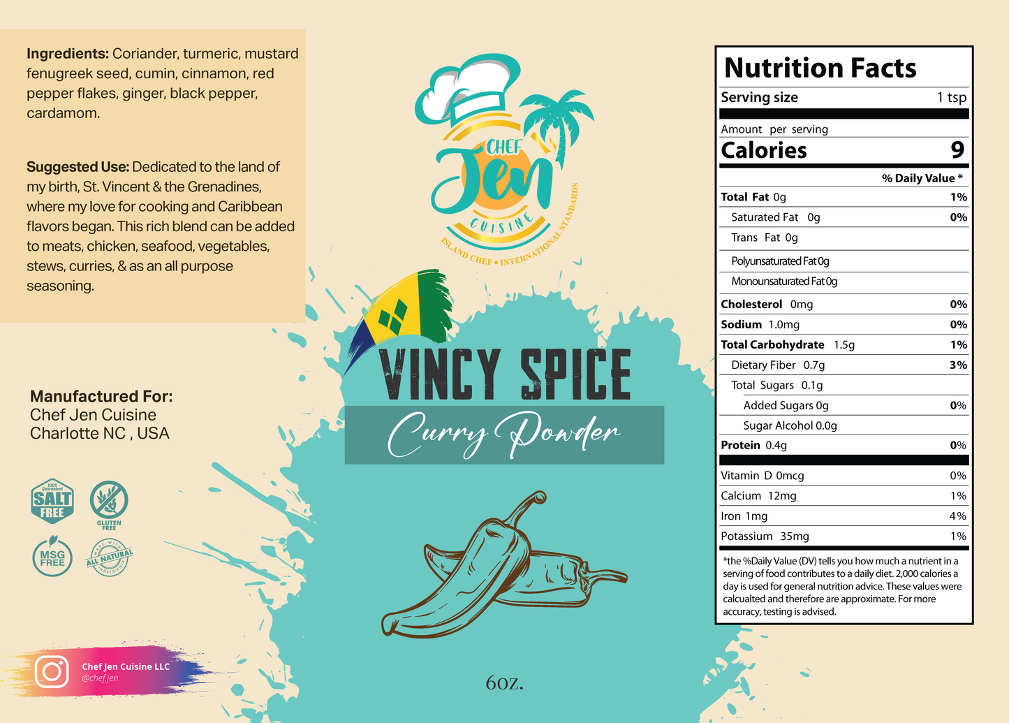 Vincy Spice (Curry Powder)