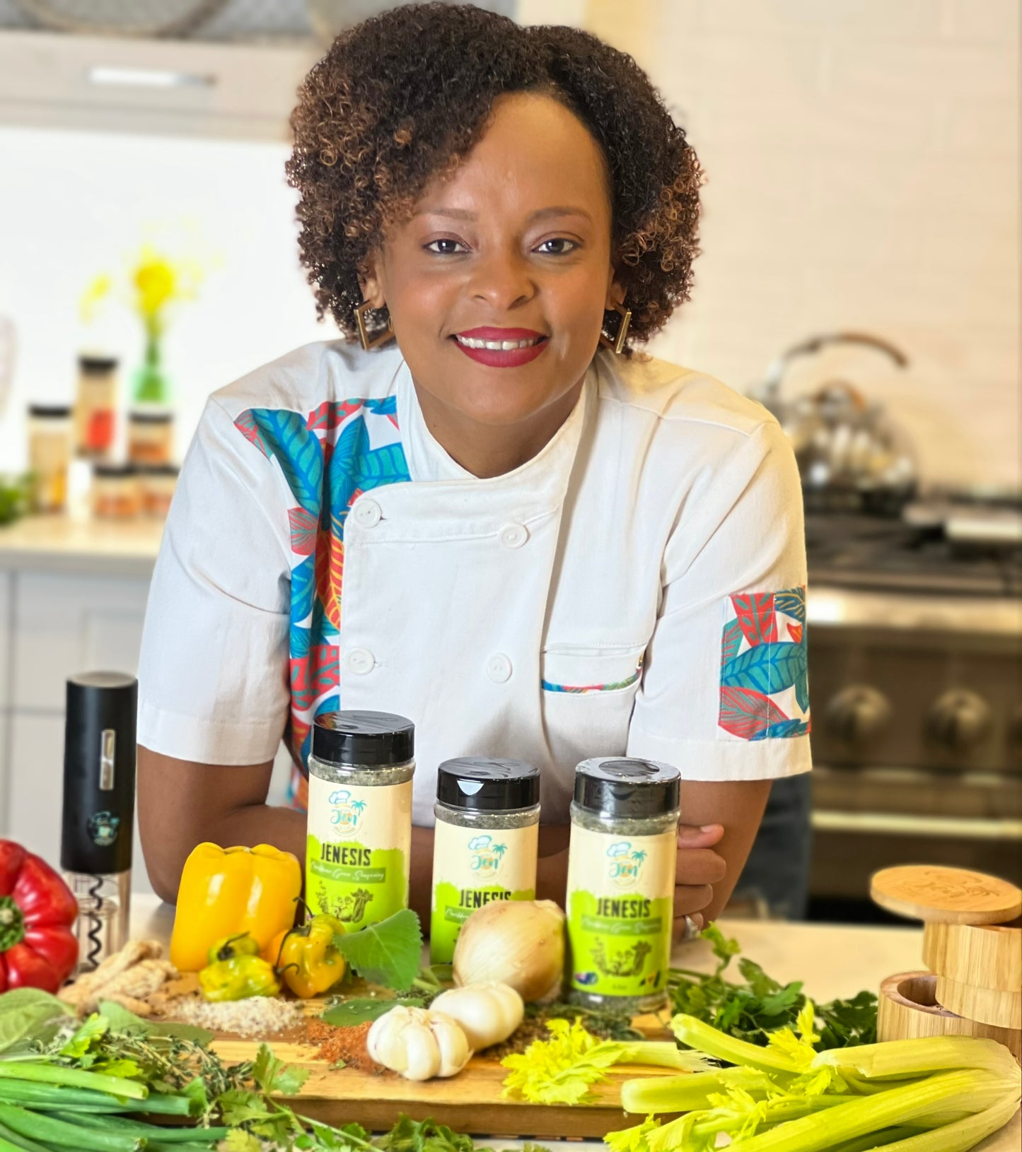Caribbean Green seasoning - Chef Lola's Kitchen