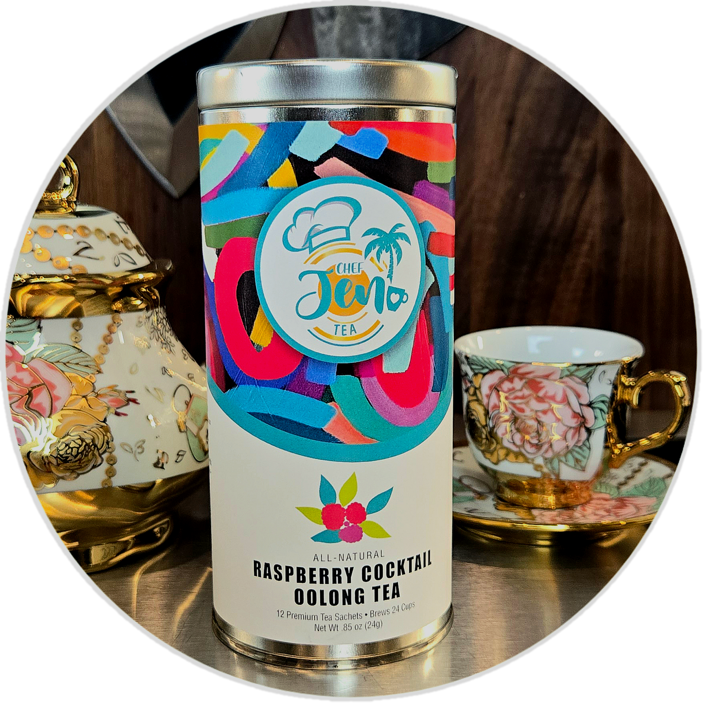 Raspberry Cocktail Oolong Tea