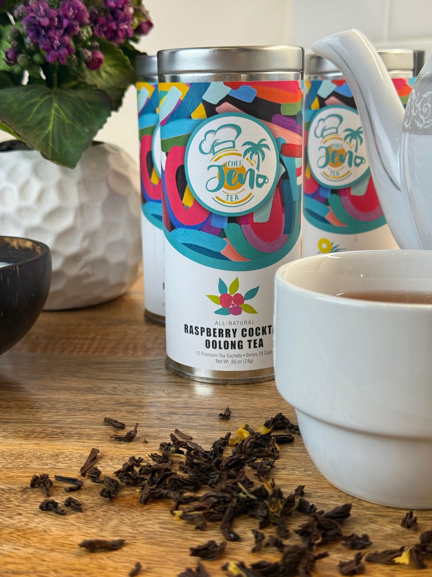 Raspberry Cocktail Oolong Tea