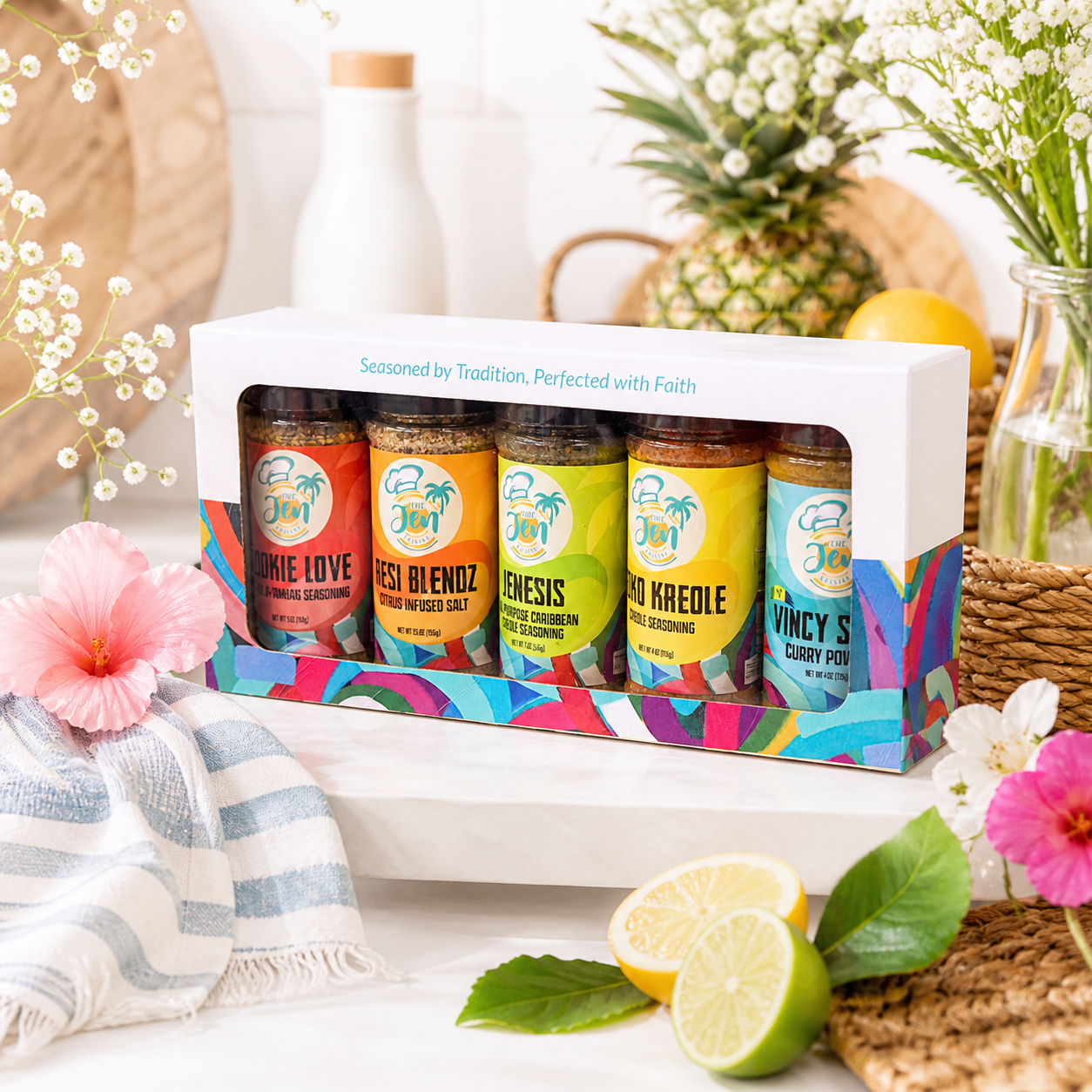 Chef Jen Seasonings Bundle gift box