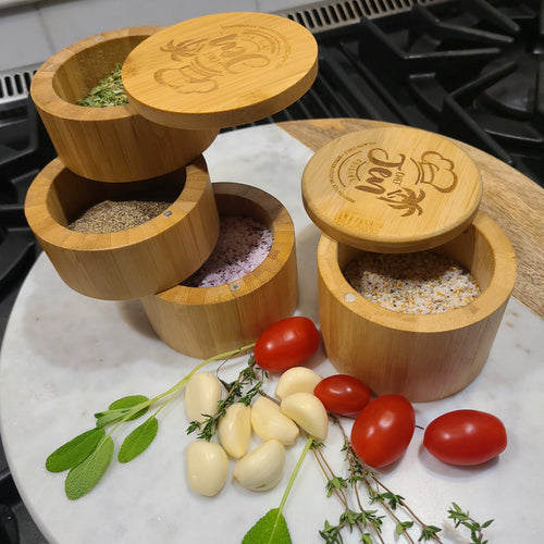 Bamboo  Cellar-  spice Box-seasoning Jar-Salt & Pepper Jar
