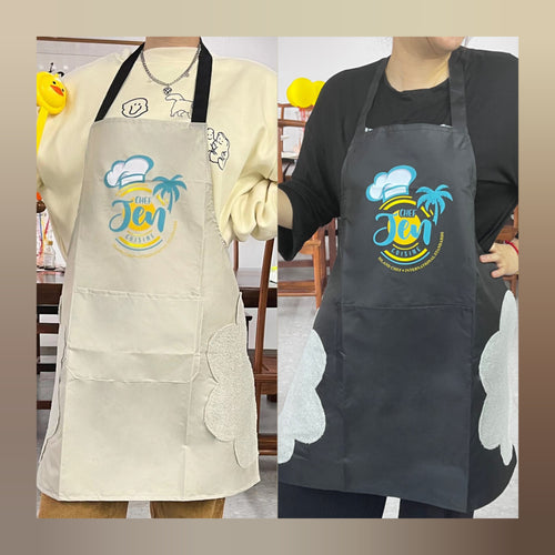 Custom Kitchen Aprons with Hand wipe